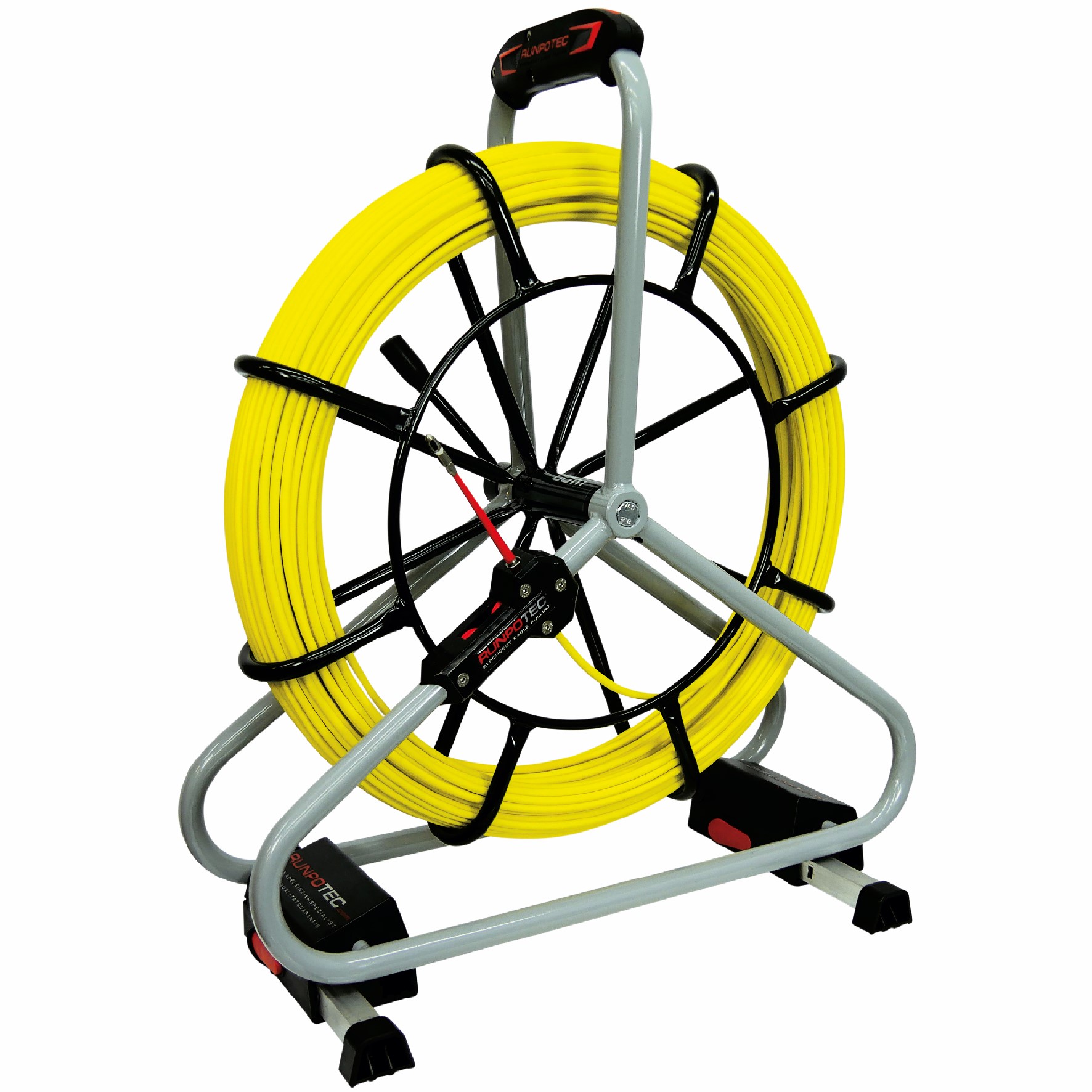 PROFI-SET FIBREGLASS ROD w. CAGE. 6.0mm dia. 80m   